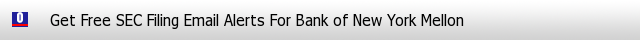 Bank of New York Mellon SEC Filings Email Alerts image