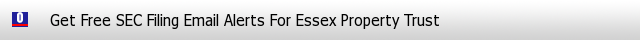 Essex Property Trust SEC Filings Email Alerts image