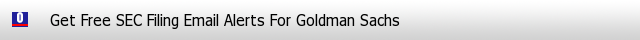 Goldman Sachs SEC Filings Email Alerts image