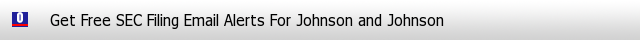 Johnson and Johnson SEC Filings Email Alerts image