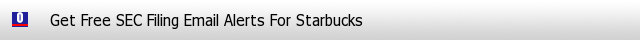 Starbucks SEC Filings Email Alerts image